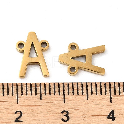 26Pcs Ion Plating(IP) 304 Stainless Steel Connector Charms STAS-C081-01G-1