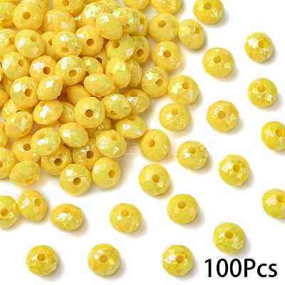 Opaque Acrylic Beads MACR-YW0003-55G-1