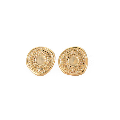 Ion Plating(IP) 304 Stainless Steel Stud Earring Findings STAS-N097-238LG-1