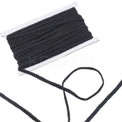 Polyester Braided Lace Trim OCOR-WH0060-45B-1