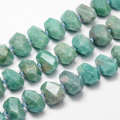 Natural Amazonite Bead Strands G-H038-22-1