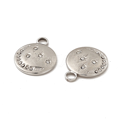 201 Stainless Steel Pendants STAS-J401-VC586-1