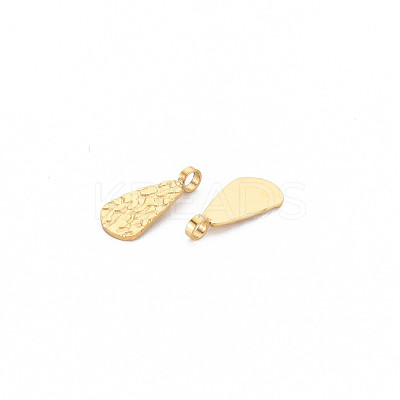 Ion Plating(IP) 304 Stainless Steel Charms STAS-N097-175LG-1