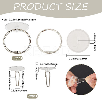 Transparent Suction Cup Sucker FIND-SP0003-90-1