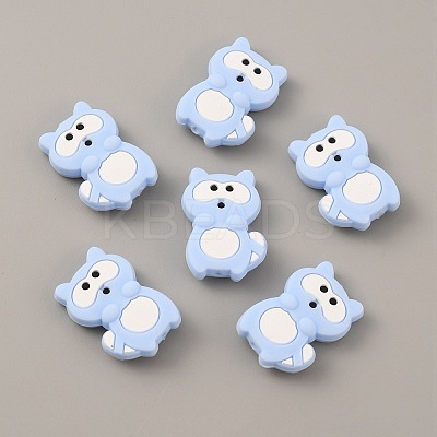 Food Grade Eco-Friendly Silicone Beads SIL-WH0012-016A-1