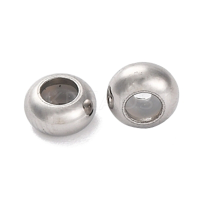 202 Stainless Steel Beads STAS-P238-10P-H-1