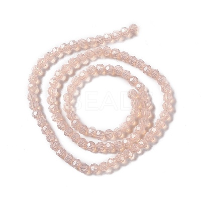 Faceted(32 Facets) Glass Beads Strands EGLA-J042-35A-02-1