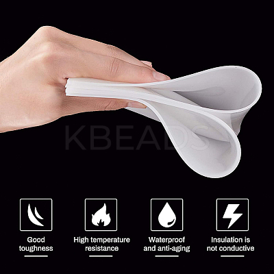 High Temperature Resistance Food Grade Silicone Sheet AJEW-WH0104-98B-1