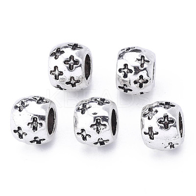 Tibetan Style Alloy European Beads LS-TIBE-S319-125AS-RS-1