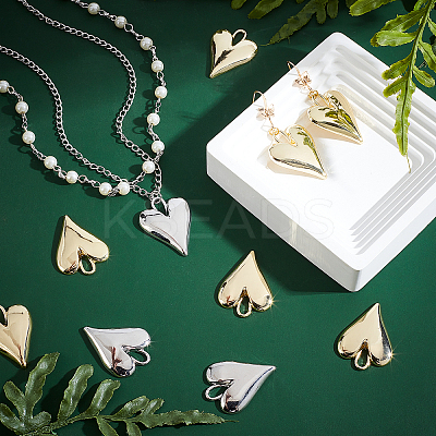 24Pcs 2 Colors Alloy Pendants FIND-CA0004-85-1