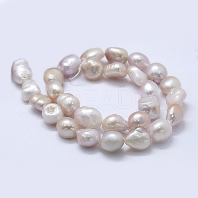 Natural Cultured Freshwater Pearl Beads Strands PEAR-K004-05B-01-1