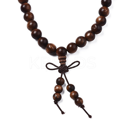 Mala Bead Bracelet WOOD-T030-02-1
