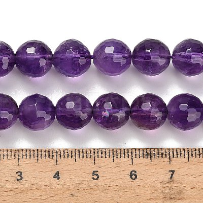 Natural Amethyst Beads Strands G-H329-D01-10mm-1