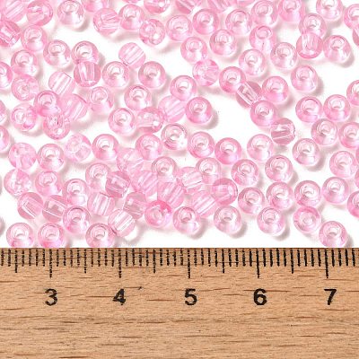 Transparent Colours Glass Seed Beads SEED-P007-02A-08-1