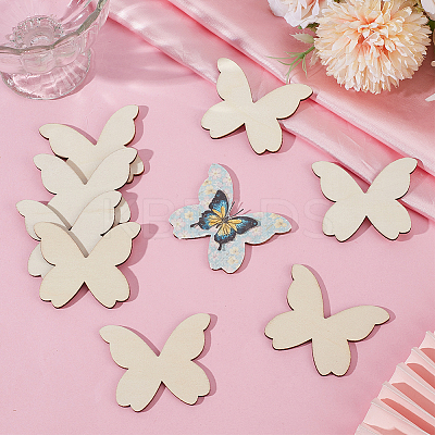 50Pcs Wood Cutouts DIY-SP0004-64C-01-1