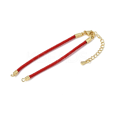 2MM Twisted Round Nylon Cord Bracelet Makings MAK-F038-A30-1
