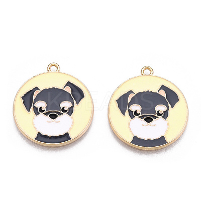 Eco-Friendly Alloy Enamel Pendants LS-X-ENAM-Q437-053-NR-1