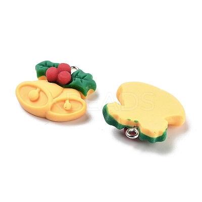 Christmas Theme Opaque Resin Pendants RESI-N039-100-1