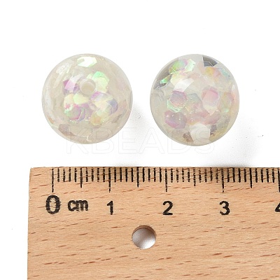 Transparent Resin with Paillette Beads RESI-G110-02A-1