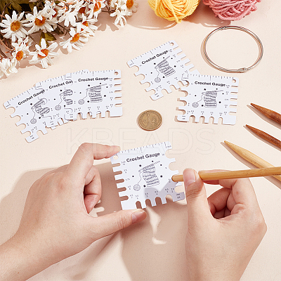 6Pcs PVC Sewing Rulers DIY-NB0012-38D-1