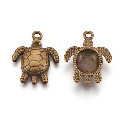 Tibetan Style Alloy Pendants X-EA9695Y-AB-1