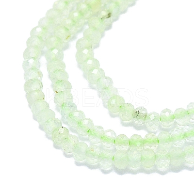 Natural Prehnite Beads Strands G-G106-A26-01-1