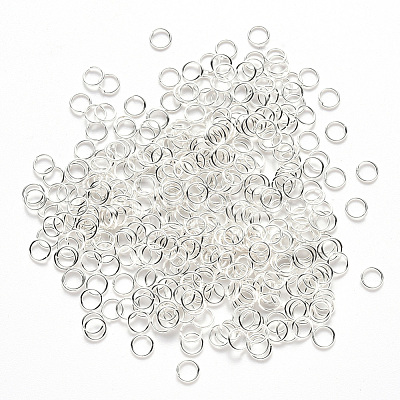 Brass Open Jump Rings KK-S358-001S-1