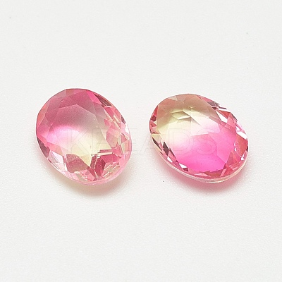 Pointed Back Glass Rhinestone Cabochons RGLA-T080-8x10-007TO-1