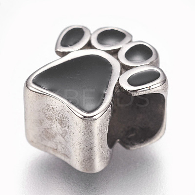 304 Stainless Steel European Beads STAS-F195-118P-1