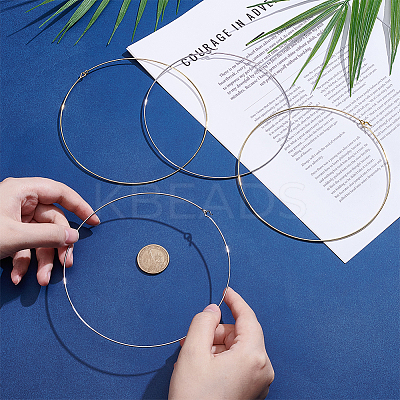 4Pcs 2 Colors 304 Stainless Steel Choker Necklace Making NJEW-UN0001-80-1