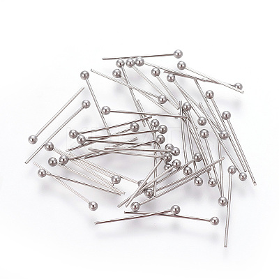 Tarnish Resistant 304 Stainless Steel Ball Head Pins LS-STAS-E452-01P-H-1