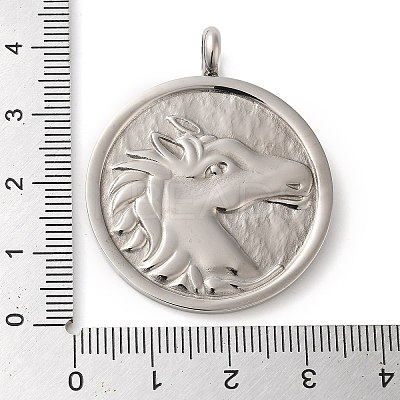 Non-Tarnish 304 Stainless Steel Pendants STAS-C086-06D-P-1