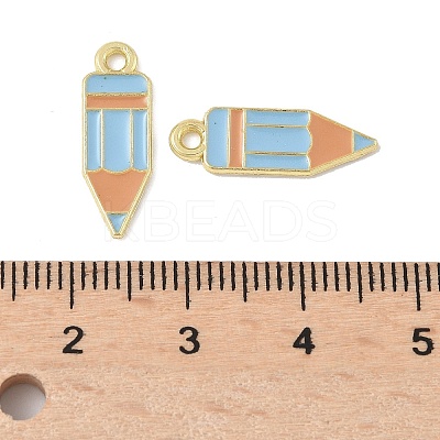 School Supplies Alloy Enamel Pandants FIND-M083-03C-G01-1