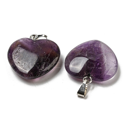 Natural Amethyst Pendants G-G956-B69-FF-1