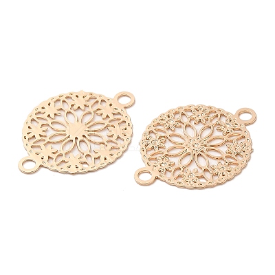 Long-Lasting Plated Brass Connector Charms KK-K336-18KCG-1