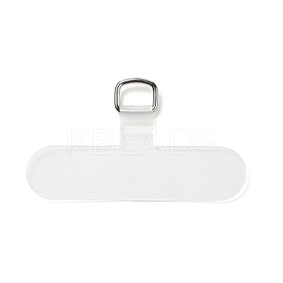 TPU Mobile Phone Lanyard Patch AJEW-F061-02-1