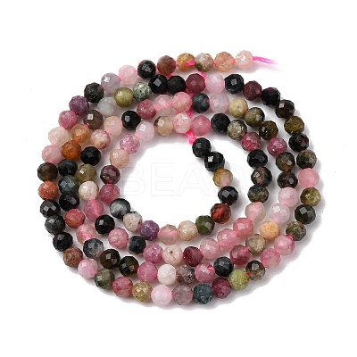 Natural Multicolor Tourmaline Beads Strands X-G-R362-11-1