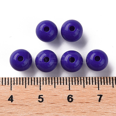 Opaque Acrylic Beads MACR-S370-C8mm-A36-1