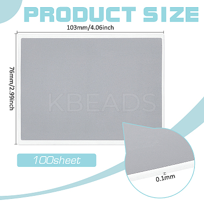 Paper Coated Scratch Off Film Password Sticker DIY-WH0496-67-1