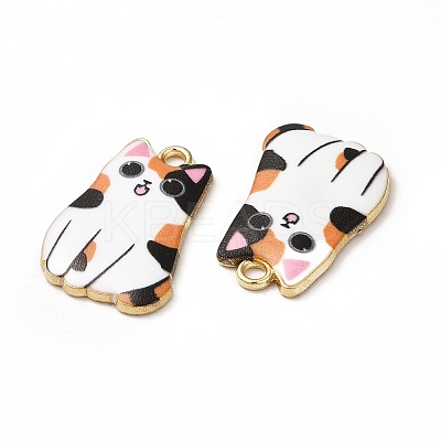 Alloy Enamel Pendants ENAM-M046-12G-A-1
