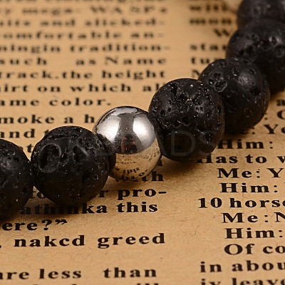 Natural Gemstone Beaded Stretch Bracelets BJEW-F188-01B-1