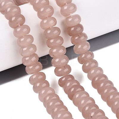 Natural White Jade Beads Strands G-Q613-01F-33-1