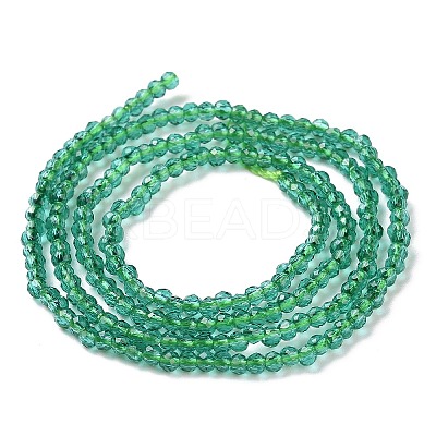 Transparent Glass Beads Strands GLAA-H021-03-17-1