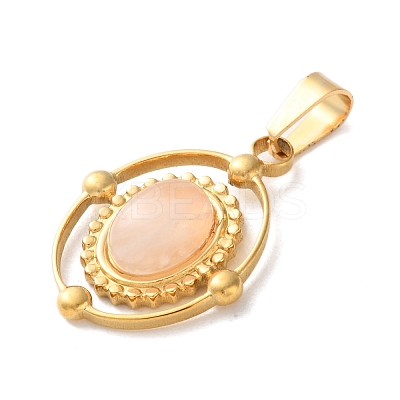 Natural Rose Quartz Pendants STAS-C120-14G-05-1