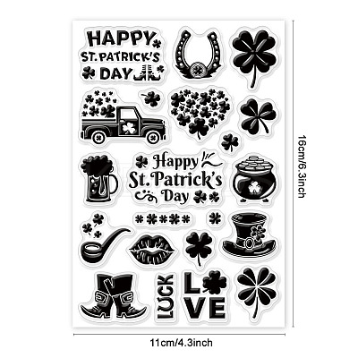 PVC Plastic Clear Stamps DIY-WH0448-0398-1
