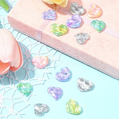 14Pcs 7 Styles Translucent Resin Decoden Cabochons CRES-FS0001-16-1