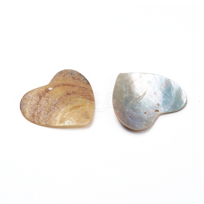 Natural Akoya Shell Pendants BSHE-I011-06-1