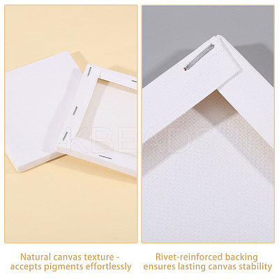 Square Wood Painting Linen Panels DIY-WH0622-483A-1
