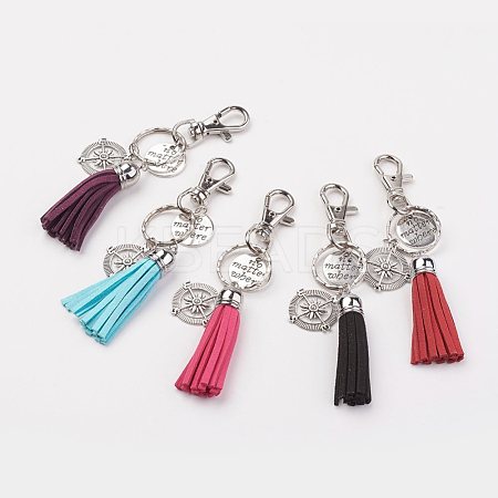 Suede Tassel Keychain KEYC-JKC00130-1