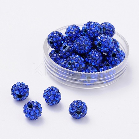 Pave Disco Ball Beads X-RB-A140-8mm-3-1